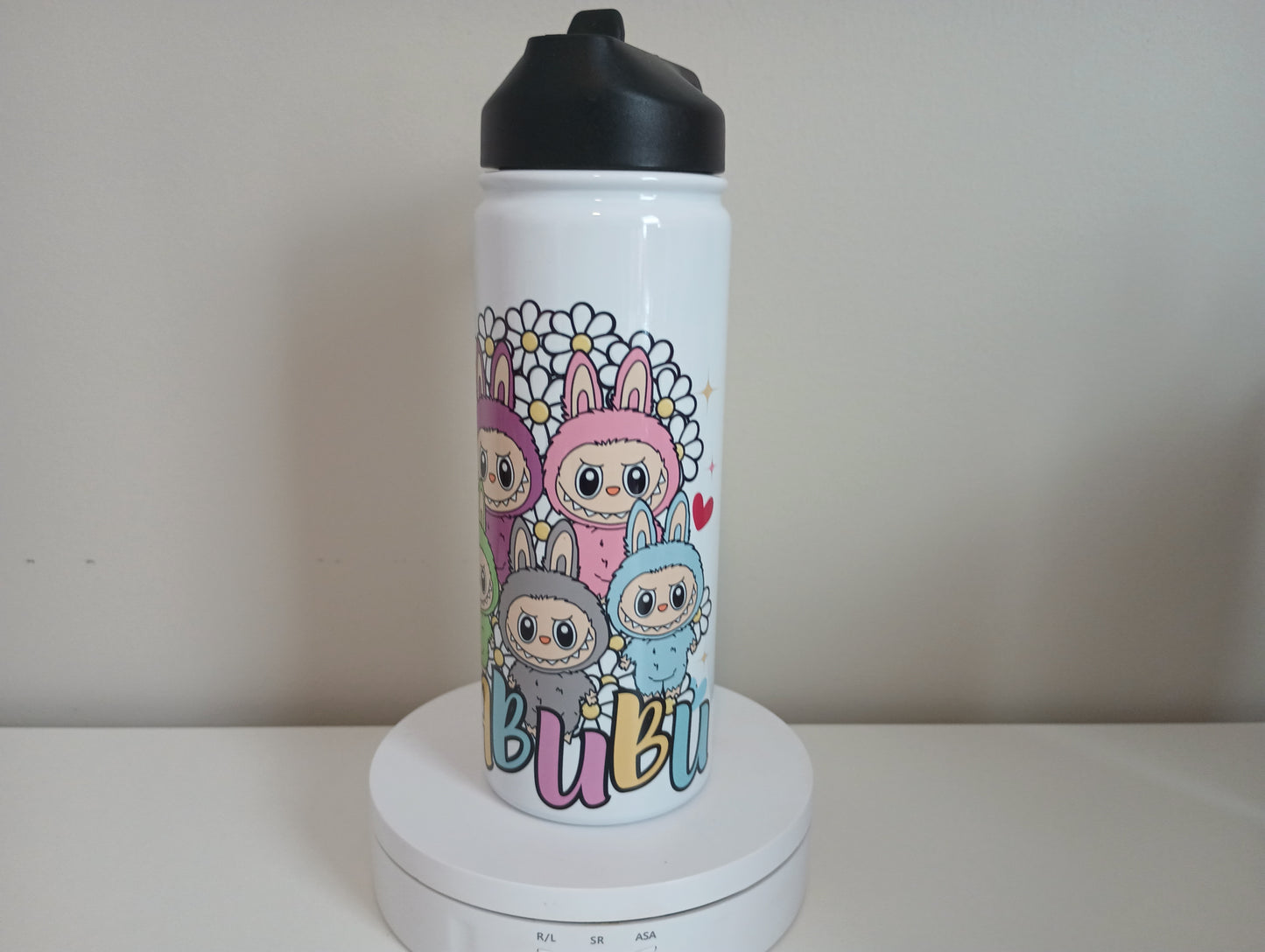 18 oz Labubu stainless steel water bottle