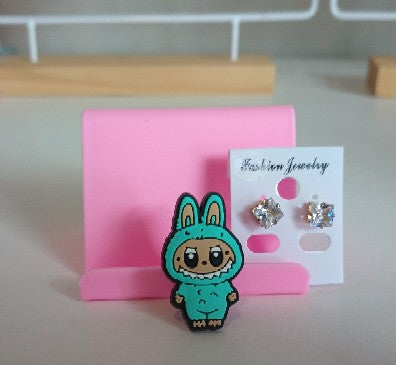 Labubu stand up croc charms