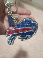 Buffalo Bills rinestone keychain