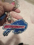 Buffalo Bills rinestone keychain