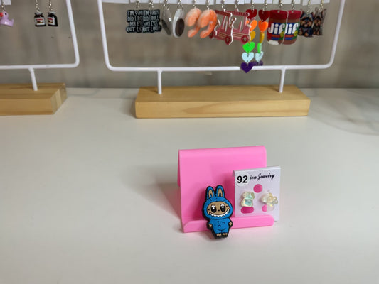 Labubu Croc Charm Stand Up Blue