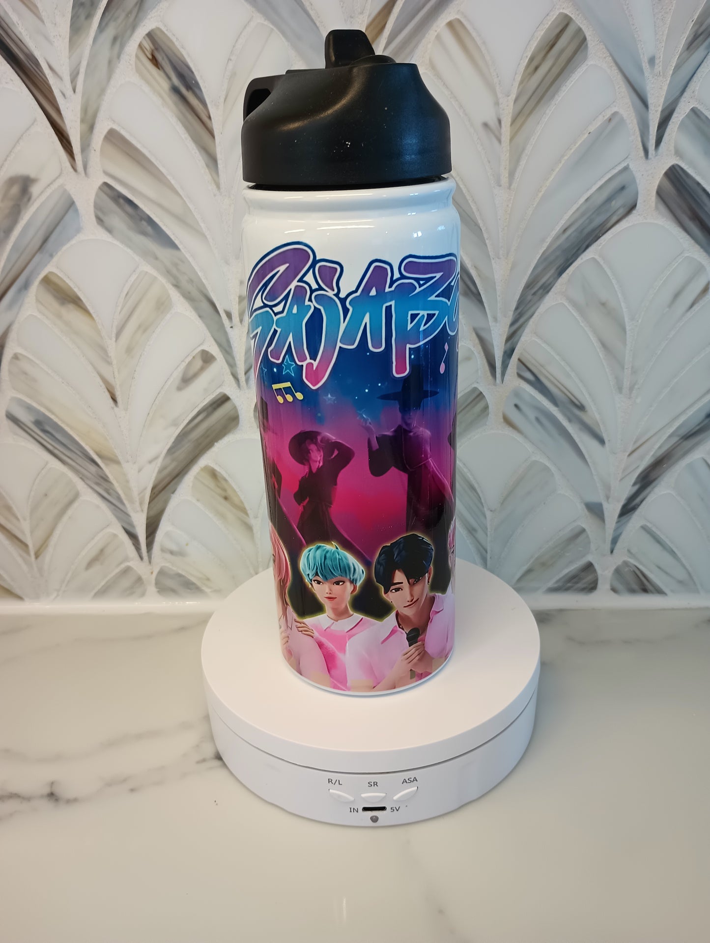 K pop Saja.. demon hunters 18 oz stainless steel water bottle
