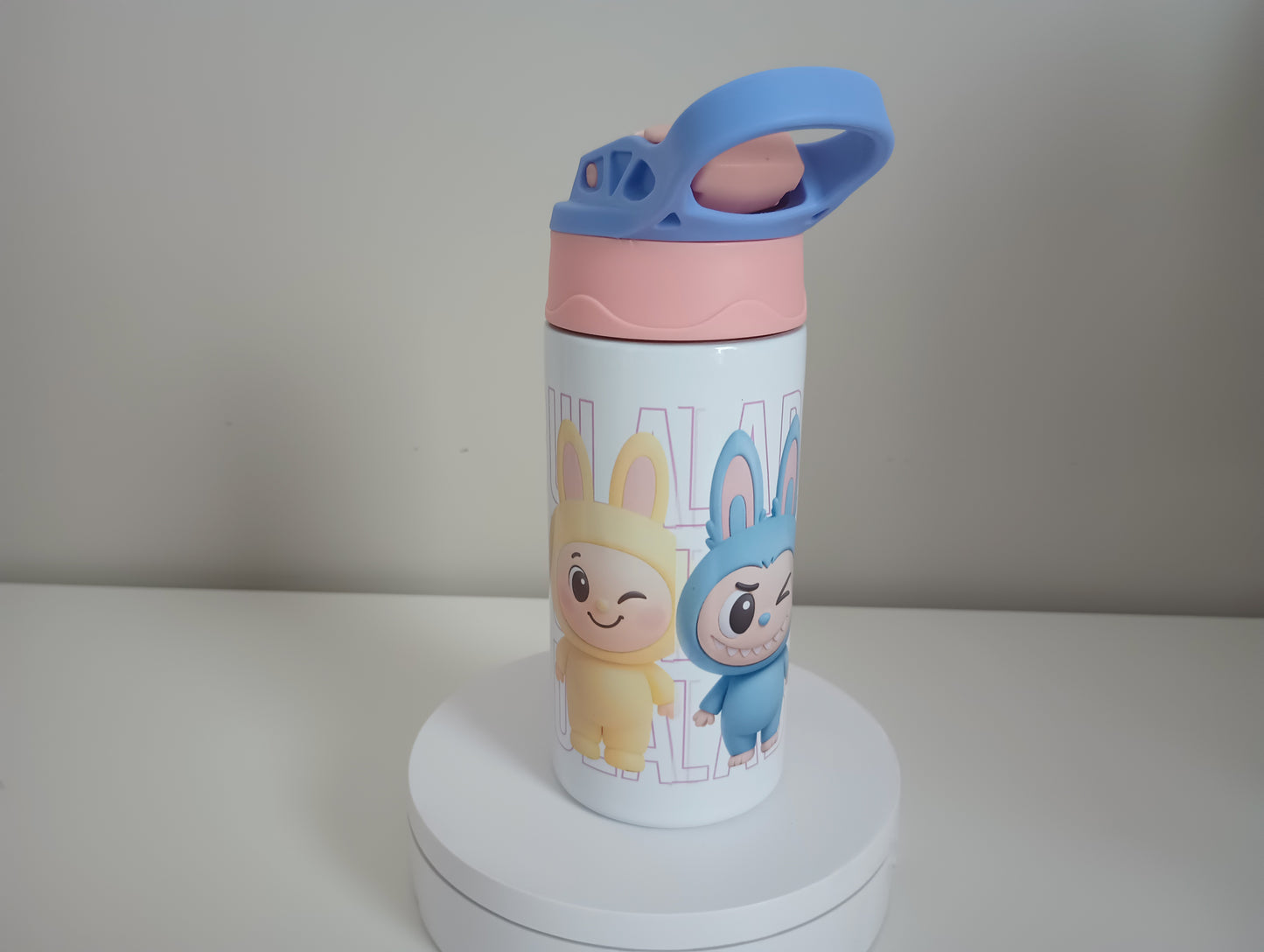 Labubu 12 oz stainless steel water bottle