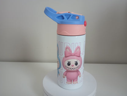 Labubu 12 oz stainless steel water bottle