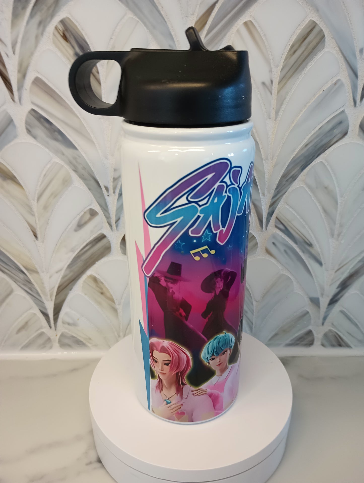 K pop Saja.. demon hunters 18 oz stainless steel water bottle